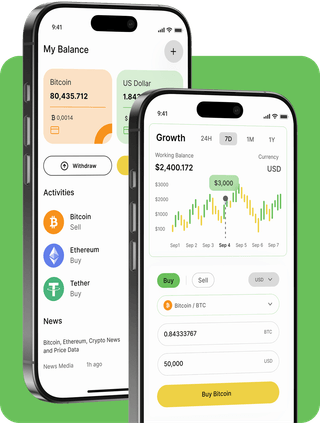 Bergkuppe Portia trading platform with live market data